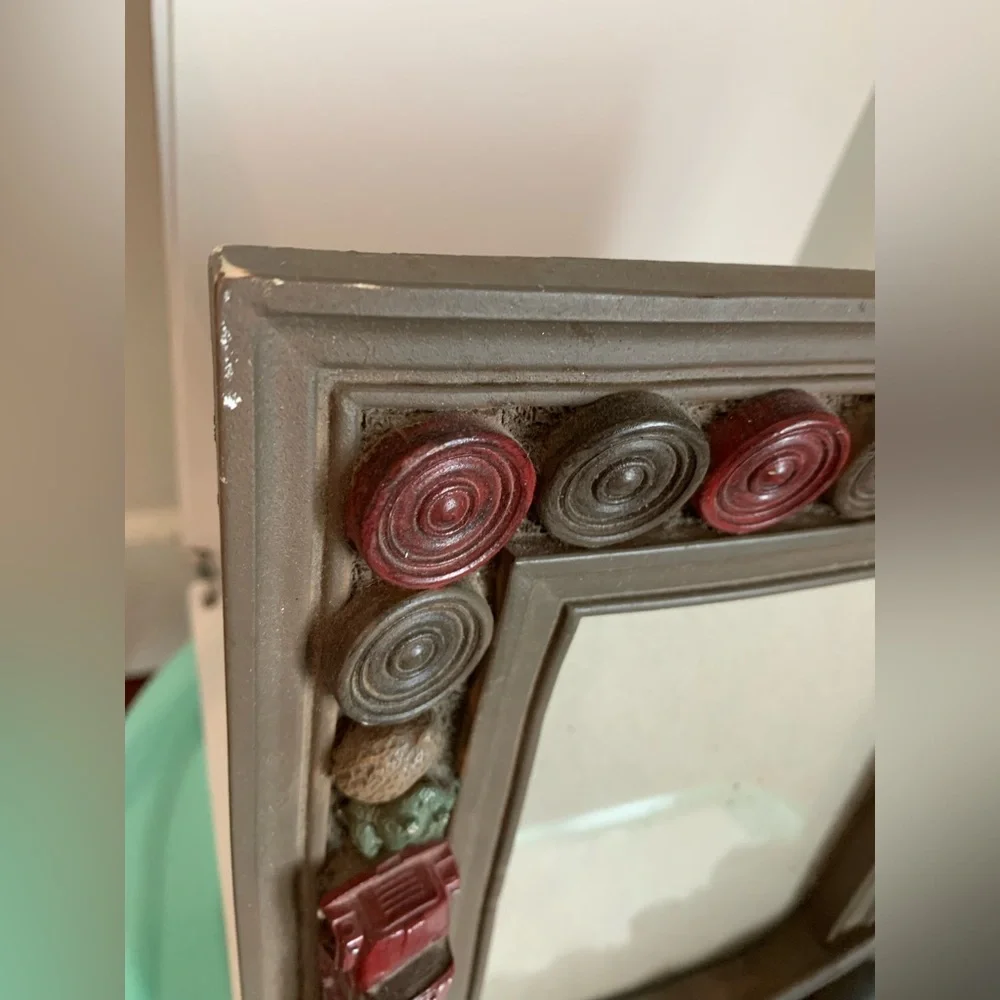Snips and Snails Pocket Found Things Resin Rustic Freestanding Picture Frame
